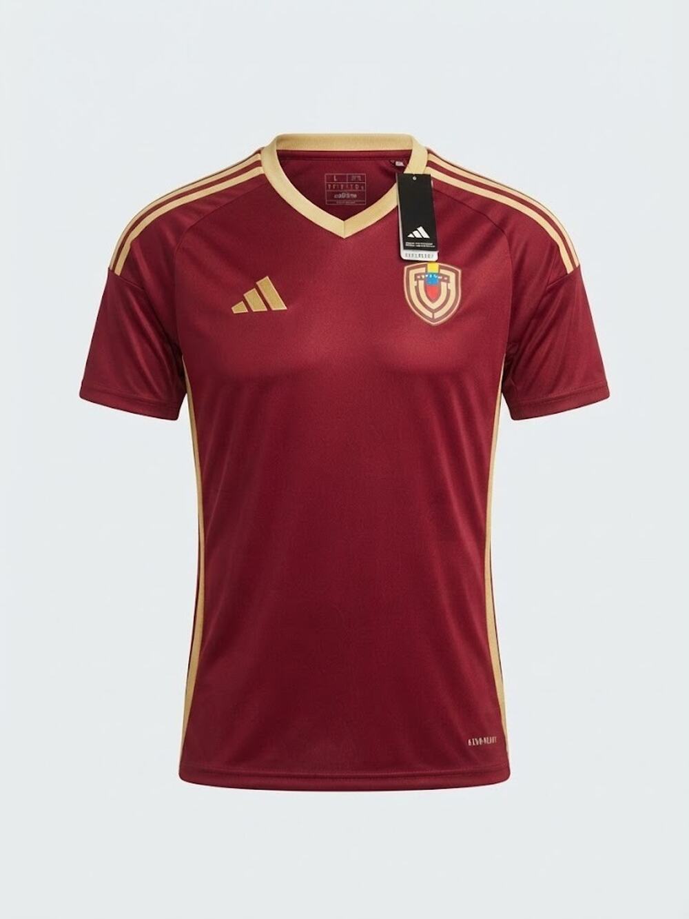 Venezuela National Football Team Home Soccer Jersey Adidas Burgundy Large NEW